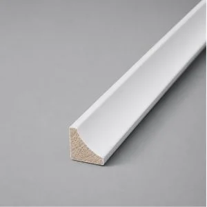 Cove Molding Primed White Pine - 11/16" x 11/16" x 12 ft.