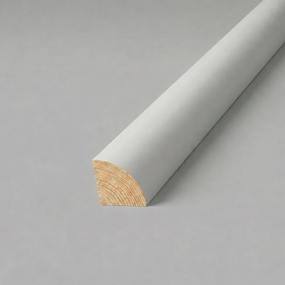 Quarter Round Primed White Pine – 0.5″ x 0.5″ x 12 ft.